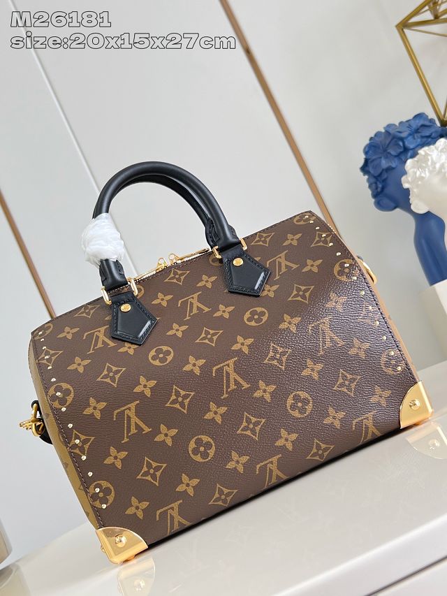 Louis vuitton original monogram canvas speedy trunk 25 M26181
