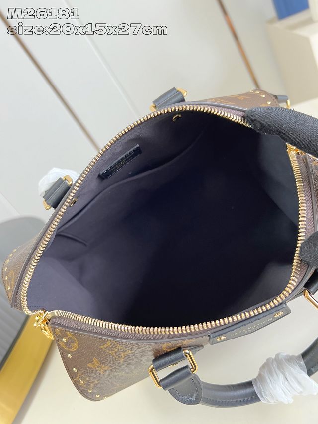 Louis vuitton original monogram canvas speedy trunk 25 M26181