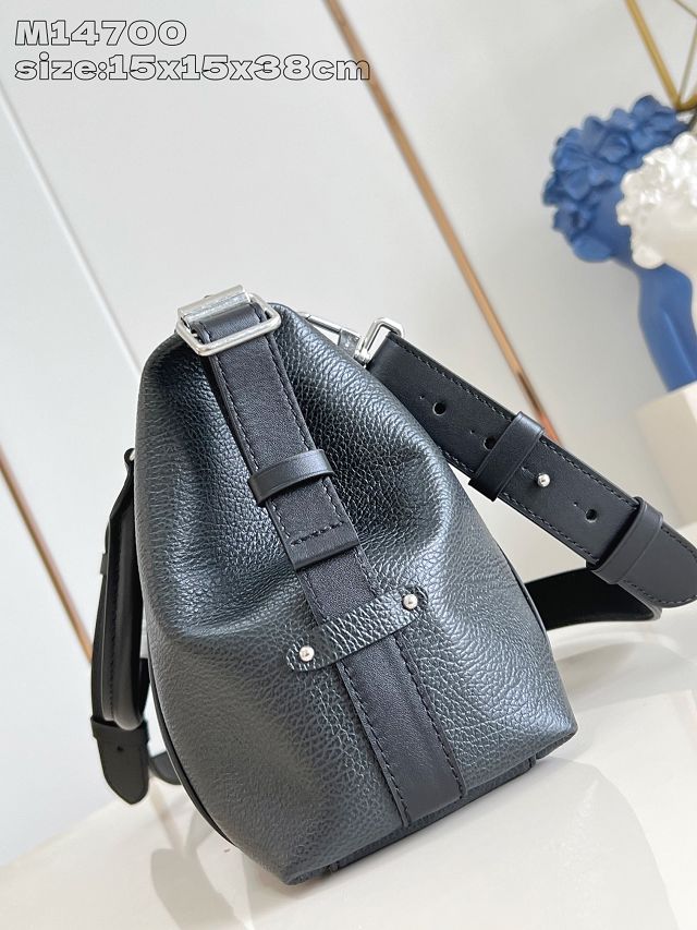 Louis vuitton original calfskin LV biker MM M14700 black