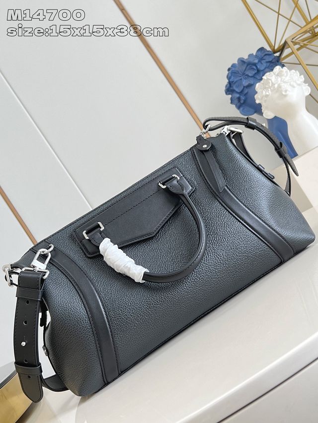 Louis vuitton original calfskin LV biker MM M14700 black