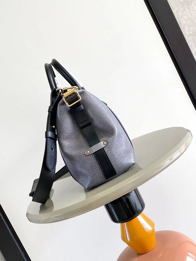 Louis vuitton original calfskin LV biker MM M14702 dark denim