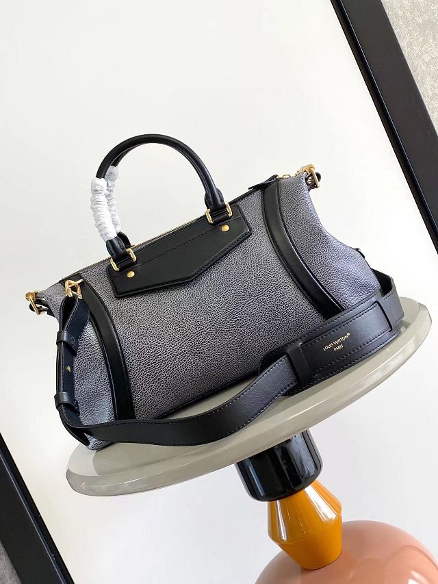 Louis vuitton original calfskin LV biker MM M14702 dark denim