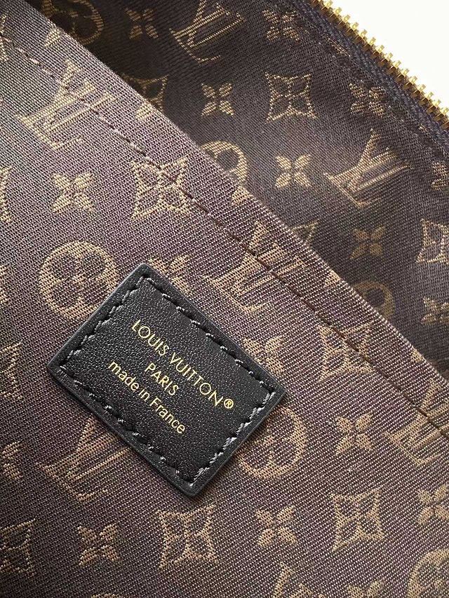 Louis vuitton original calfskin LV biker MM M14702 dark denim