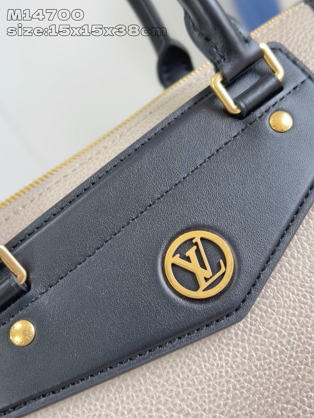 Louis vuitton original calfskin LV biker MM M26563 light grey