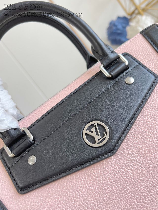 Louis vuitton original calfskin LV biker MM M26563 pink