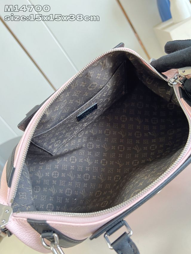 Louis vuitton original calfskin LV biker MM M26563 pink