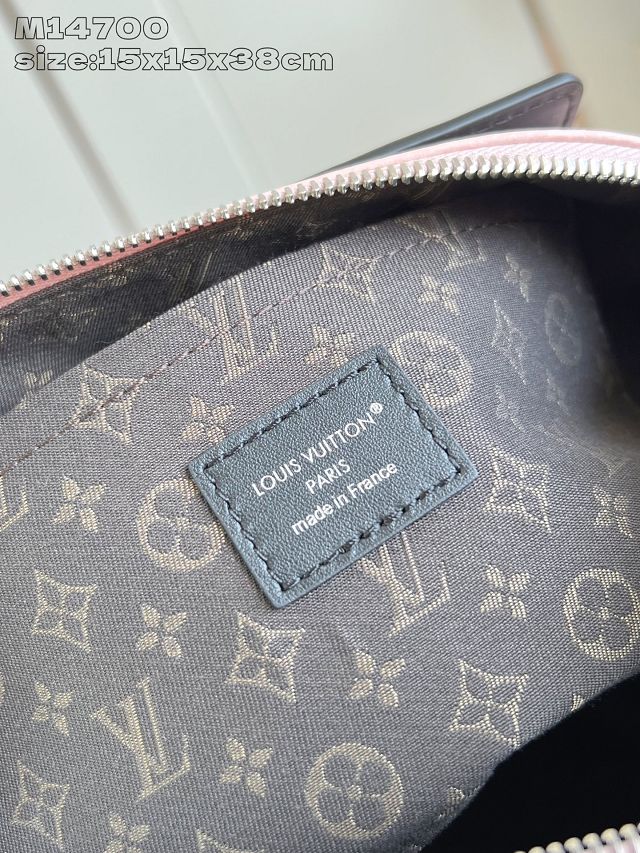 Louis vuitton original calfskin LV biker MM M26563 pink