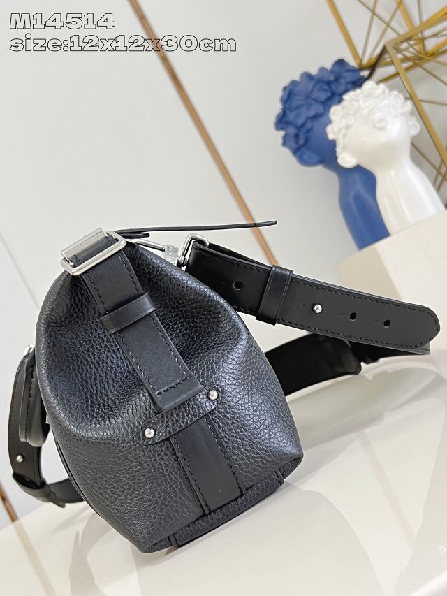 Louis vuitton original calfskin LV biker PM M14514 black