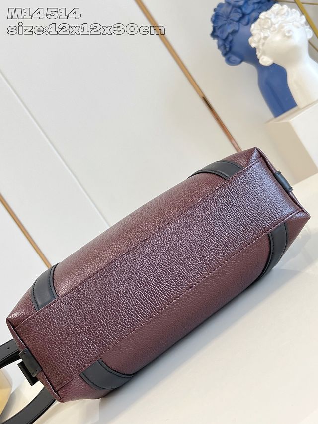 Louis vuitton original calfskin LV biker PM M14514 mahogany