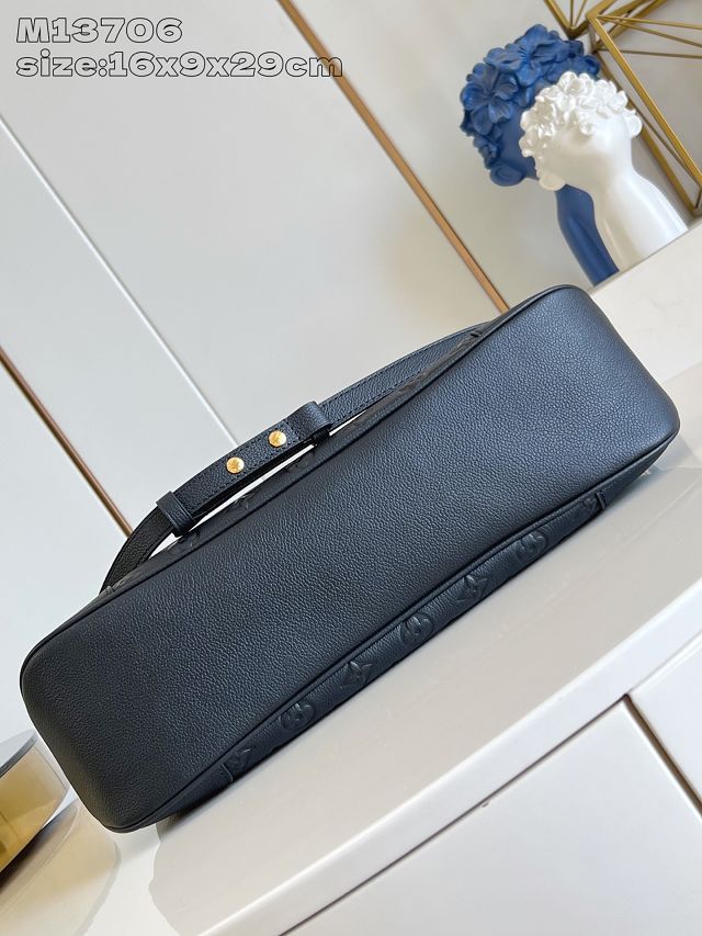 Louis vuitton original calfskin boulogne GM bag M13706 black