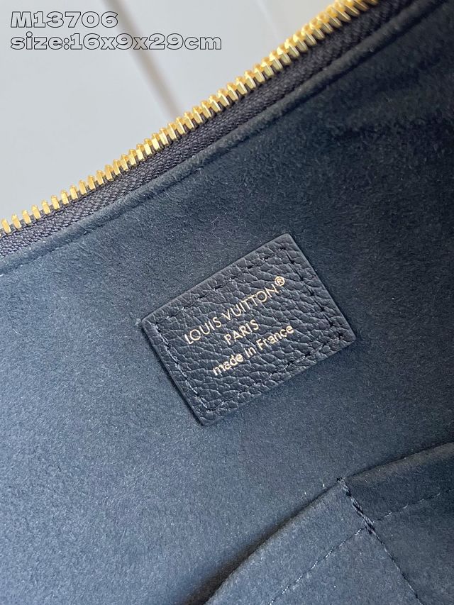 Louis vuitton original calfskin boulogne GM bag M13706 black