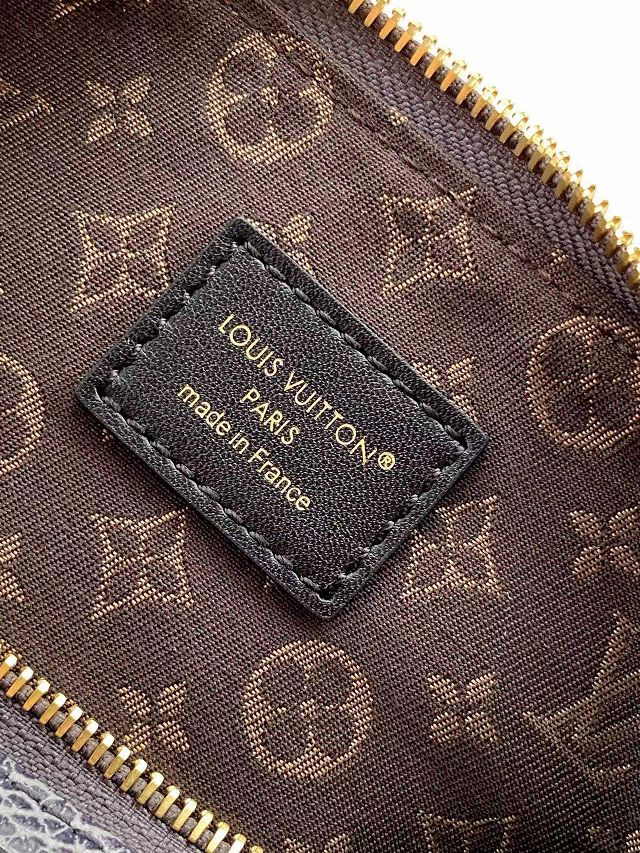 Louis vuitton original calfskin nano LV biker M14623 dark denim