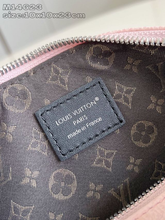 Louis vuitton original calfskin nano LV biker M25566 pink