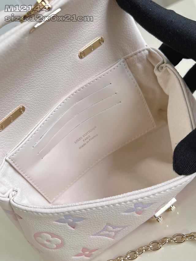 Louis vuitton original calfskin nano madeleine bag M25596 dream beige