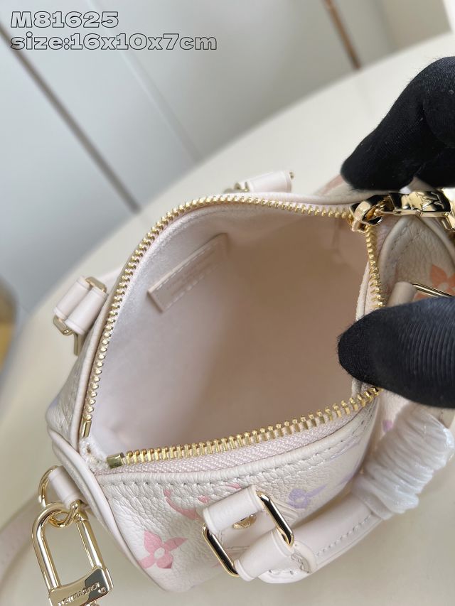 Louis vuitton original calfskin nano speedy M25591 dream beige