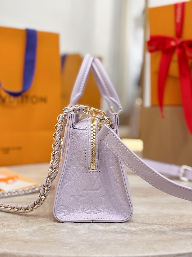 Louis vuitton original calfskin onthego east west M15192 light purple