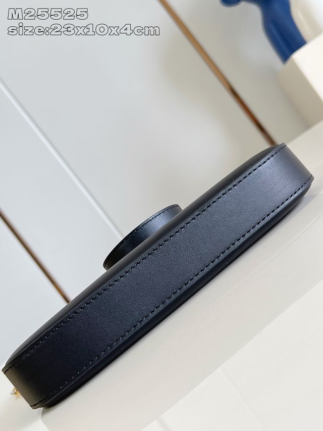 Louis vuitton original calfskin pochette LV bloom M25525 black