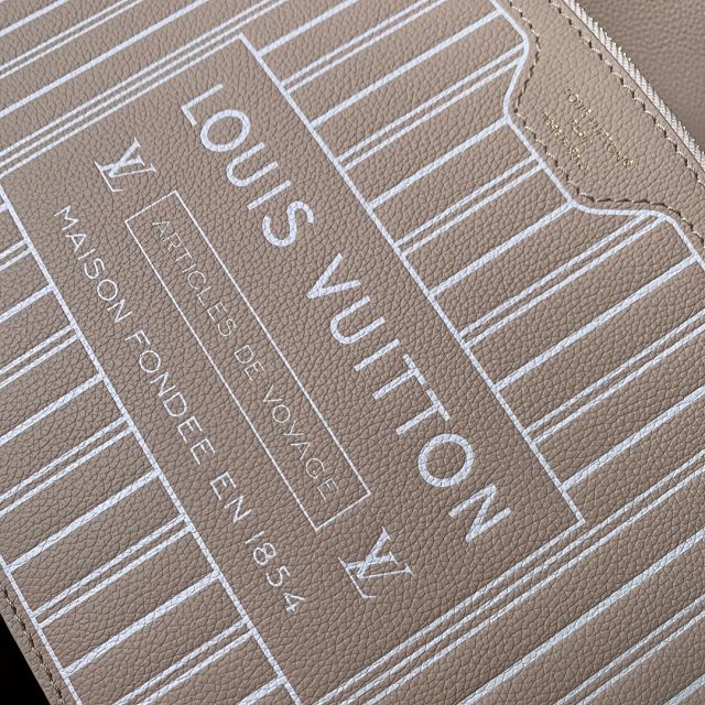 Louis vuitton original calfskin&canvas neverfull Inside out MM M11946 dune