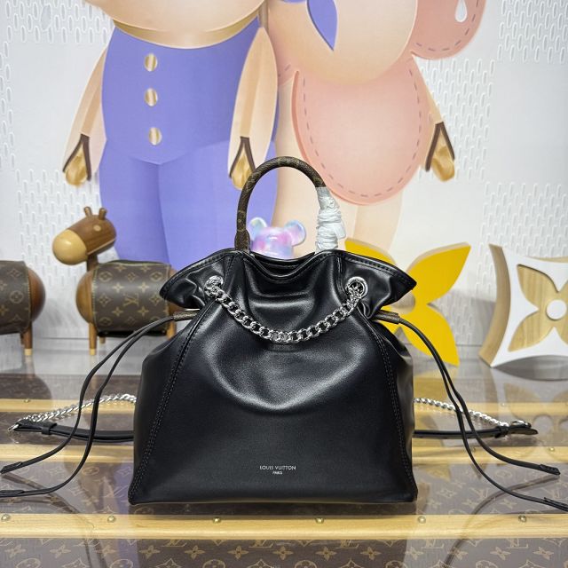 Louis vuitton original lambskin off duty backpack M25522 black