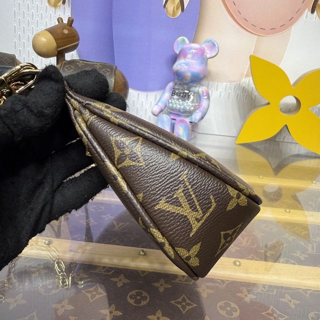 Louis vuitton original monogram canvas catchy pm handbag M25223