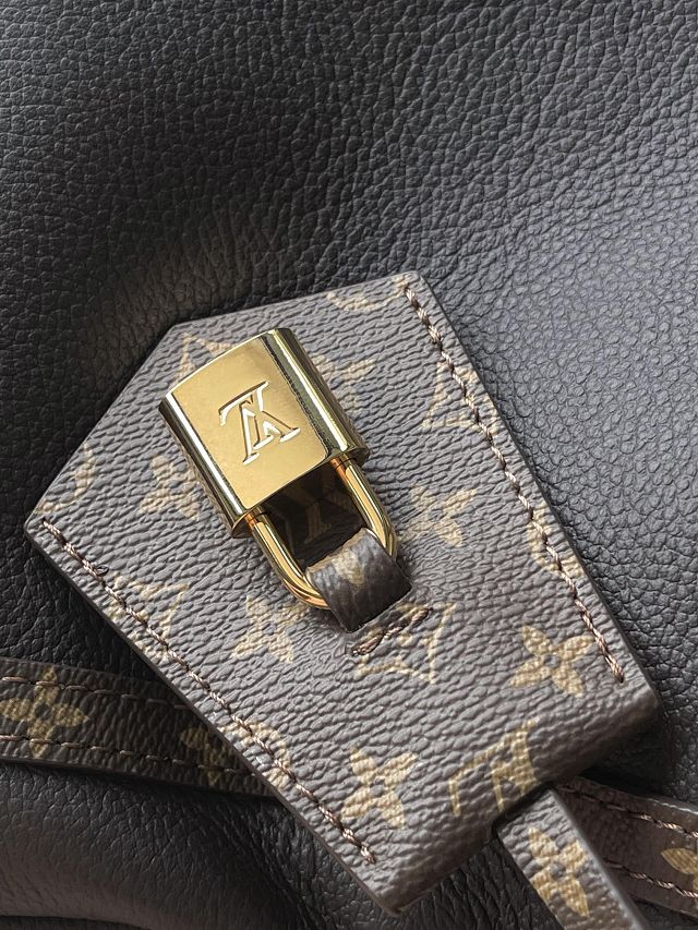 Louis vuitton original calfskin express travel MM M26397 dark brown