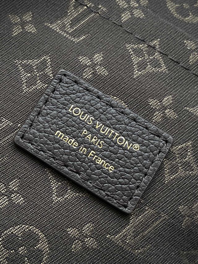 Louis vuitton original calfskin express travel MM M26397 dark brown