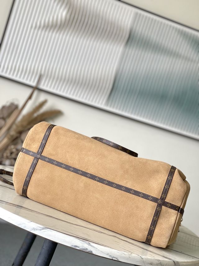 Louis vuitton original suede calfskin express travel GM M26451 brown
