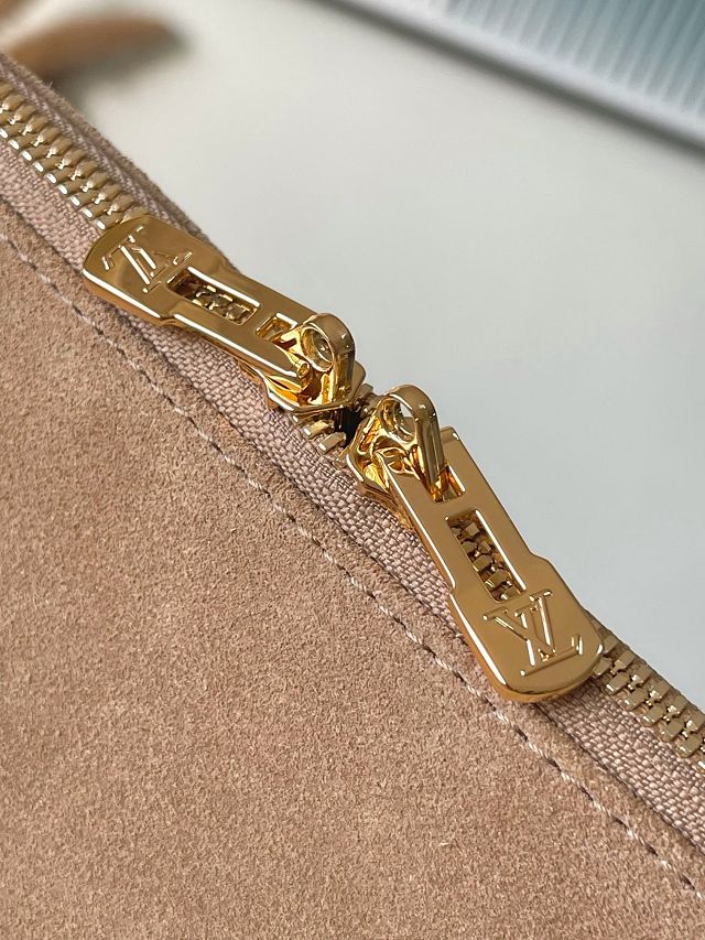 Louis vuitton original suede calfskin express travel MM M26358 hazelnut