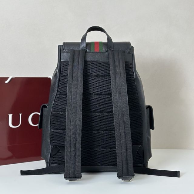 GG original calfskin ophidia large backpack 839110 black