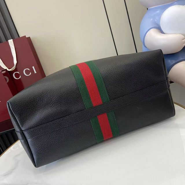 GG original calfskin ophidia large tote bag 834463 black