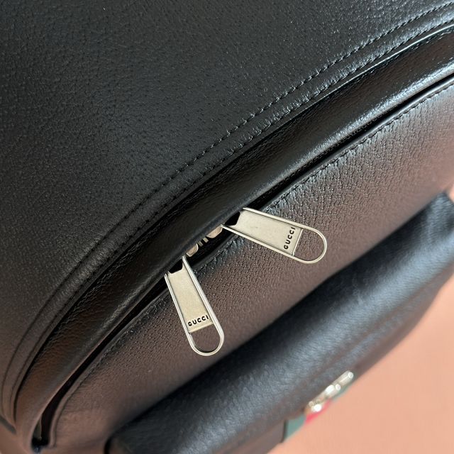 GG original calfskin ophidia medium backpack 834466 black