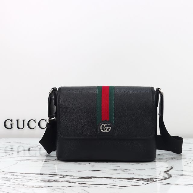 GG original calfskin ophidia medium messenger bag 834467 black