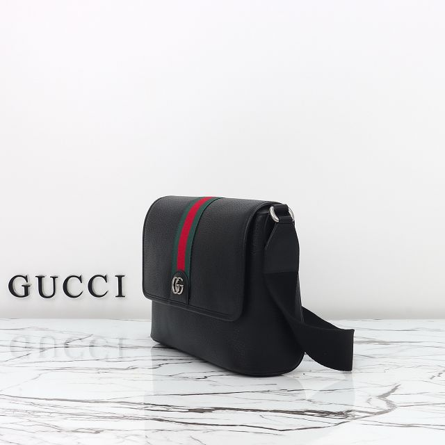 GG original calfskin ophidia medium messenger bag 834467 black