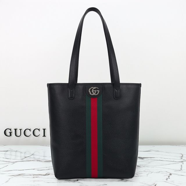 GG original calfskin ophidia medium tote bag 834465 black