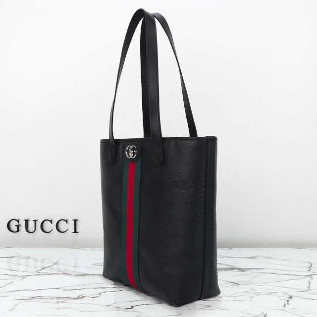 GG original calfskin ophidia medium tote bag 834465 black