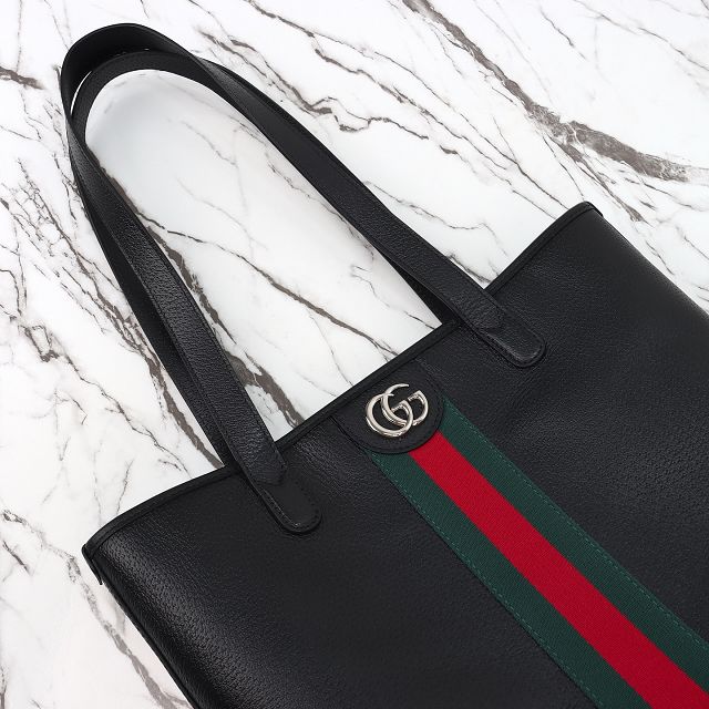 GG original calfskin ophidia medium tote bag 834465 black