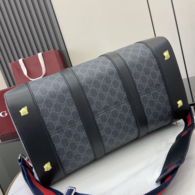 GG original fabric savoy medium duffle bag 474131 black