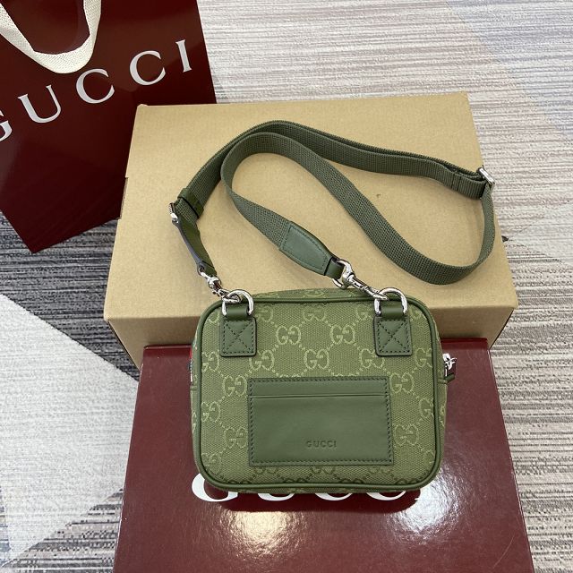 GG original canvas mini messenger bag 834268 green