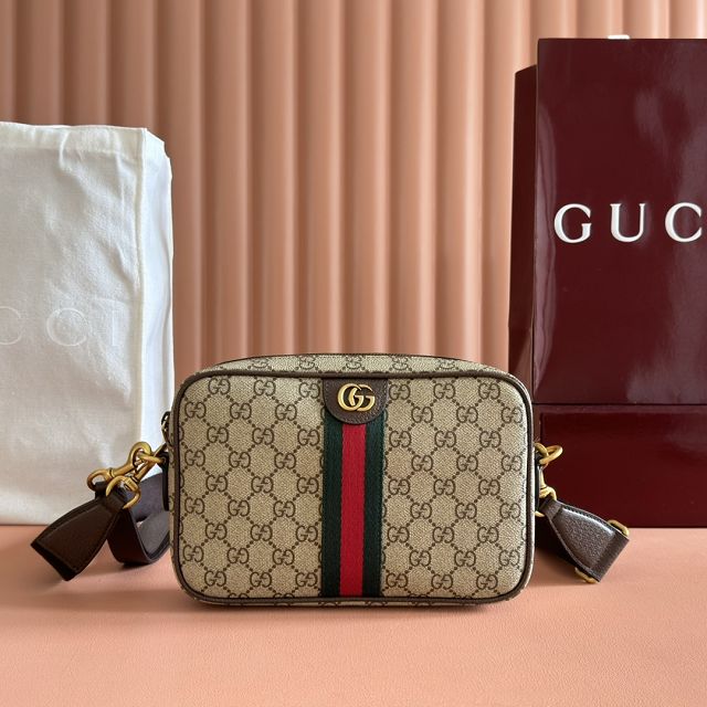 GG original fabric ophidia small crossbody bag 839155 brown