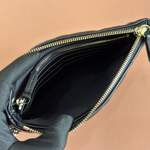 GG original calfskin marmont chain pouch 837742 black