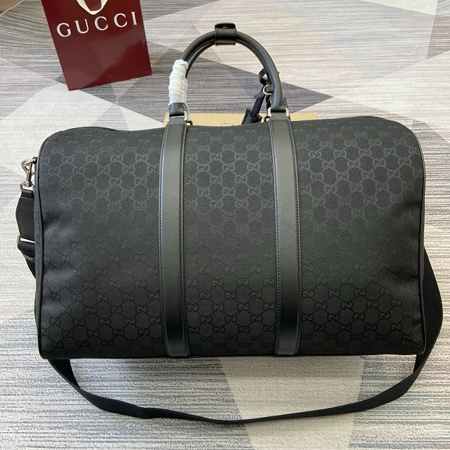 GG original canvas canvas large duffle bag 834793 black