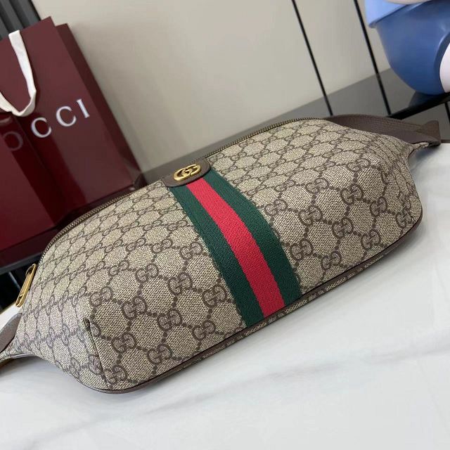GG original fabric belt bag 839104 brown