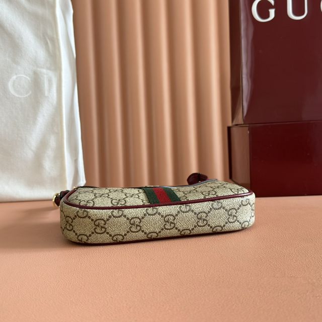 GG original fabric ophidia mini shoulder bag 838465 bordeaux