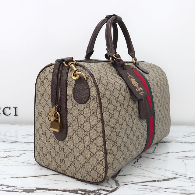 GG original fabric savoy medium duffle bag 834460 brown