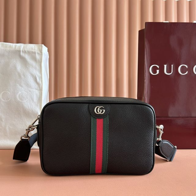 GG original calfskin ophidia medium crossbody bag 834468 black