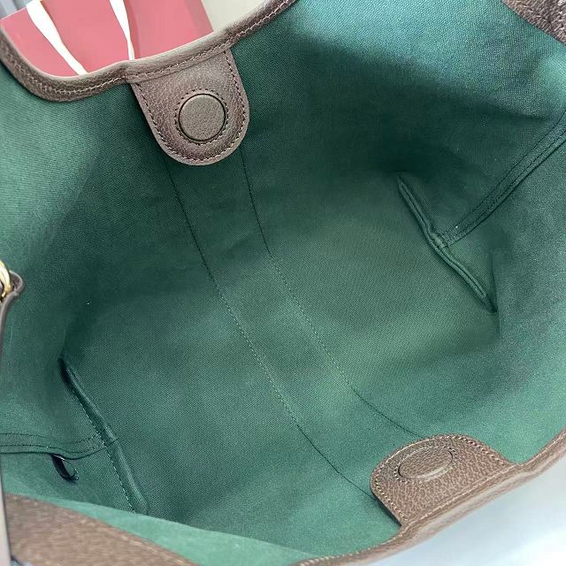 GG original canvas giglio small tote bag 860845 brown