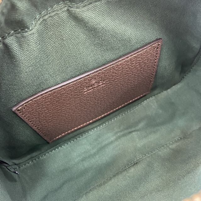 GG original fabric ophidia small camera bag 841310 brown