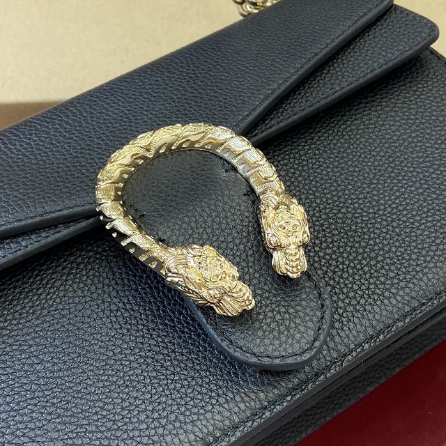 GG original grained calfskin dionysus medium shoulder bag 795005 black