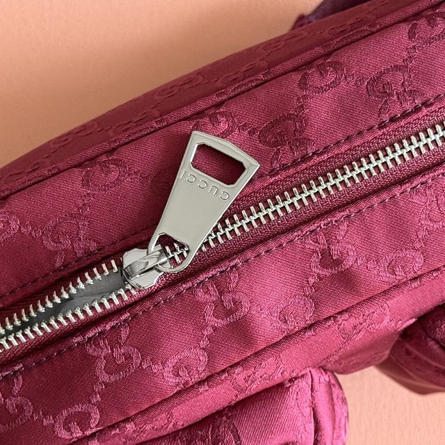 GG original nylon nexus small crossbody bag 834475 bordeaux