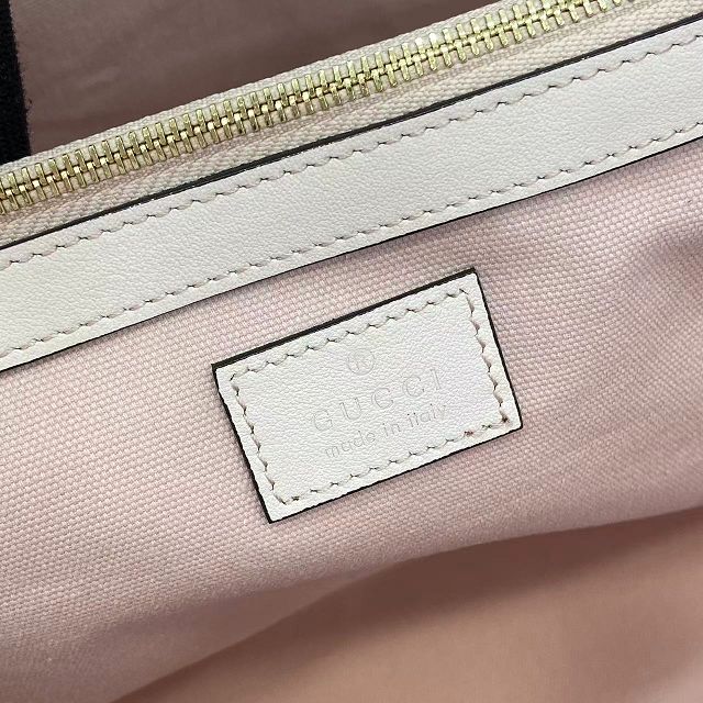 GG original calfskin emblem medium tote bag 815213 light pink